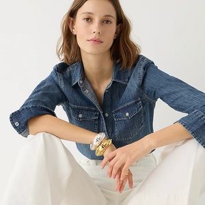 BLANKNYC Dark Denim Shirt